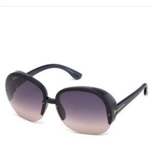 Tom Ford Purple Oversized Sunglasses